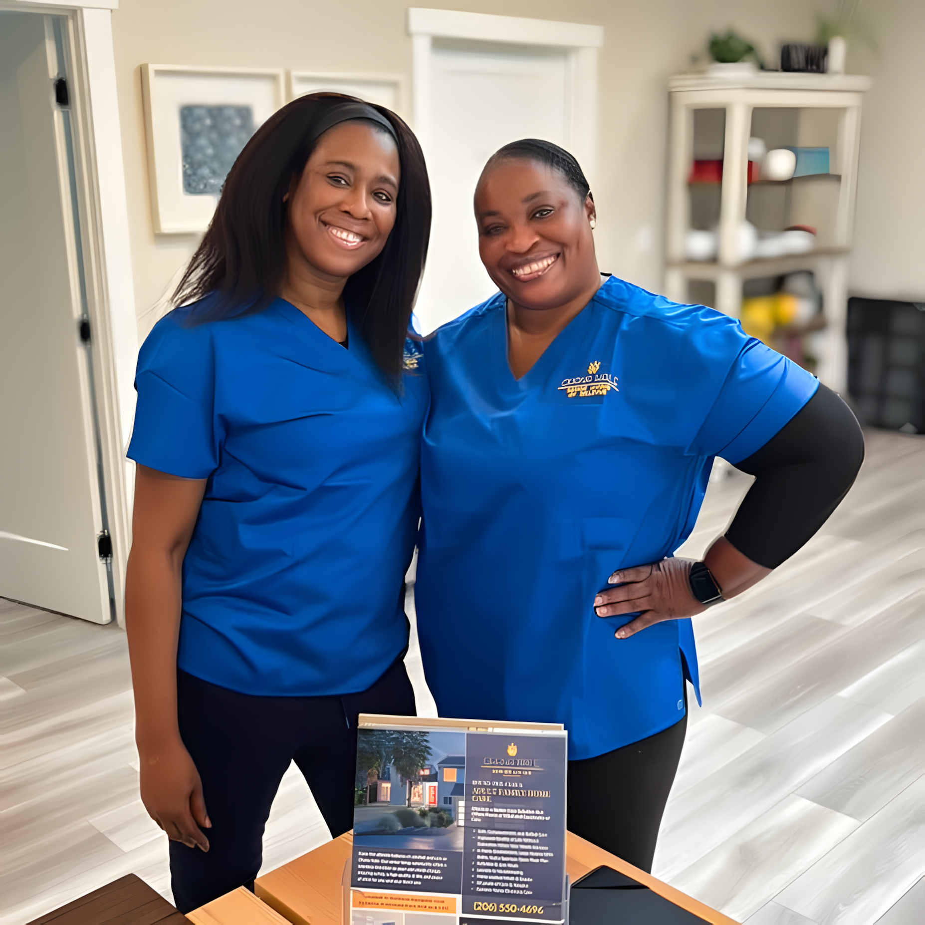 Mariesha and Charlene lead staff